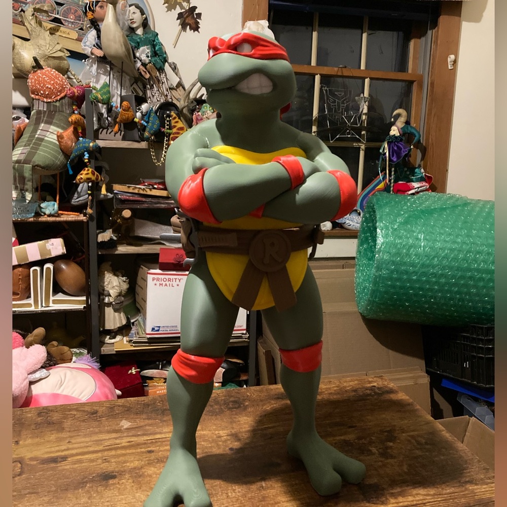 3D printed Raphael from Teenage Ninja Mutate Turtles figure